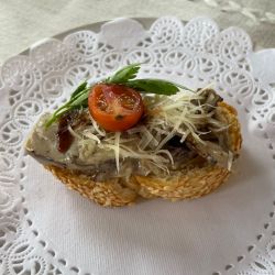 Crostini de champiñones