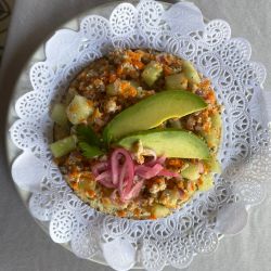 Tostada de Ceviche (100gr)