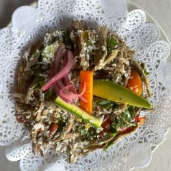 Tostada de Salpicón de Res