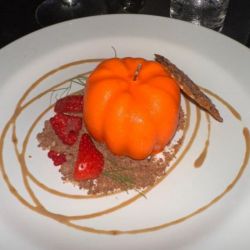 Mousse en forma de Calabaza