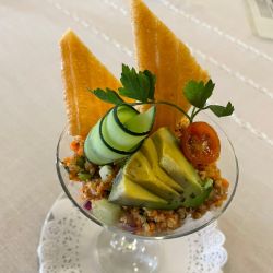 Ceviche de Sierra y Zanahoria