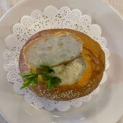 Crema de Almeja y Papa