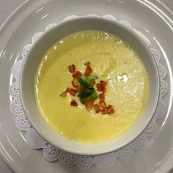Crema de Elote con “Caviar”