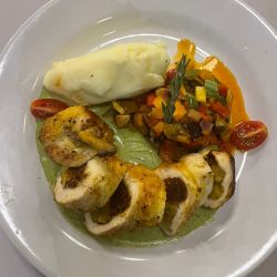 Pechuga de pollo con piel