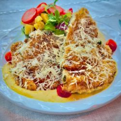 Pechuga de Pollo empanizada