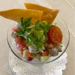 Ceviche de Camarón estilo "Mazatlán"