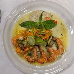 Camarones salteados a la Mantequilla