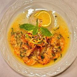 Camarones al mojo de Ajo