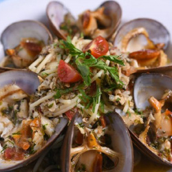 Spaghetti con Almejas